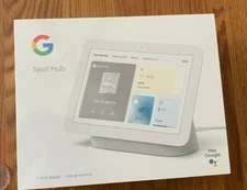 Sealed Google Nest Hub Display w/ Google Assistant,   - GA01331-US
