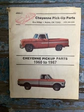 Vintage Original Cheyenne Pick-Up Parts Catalog Noble OK