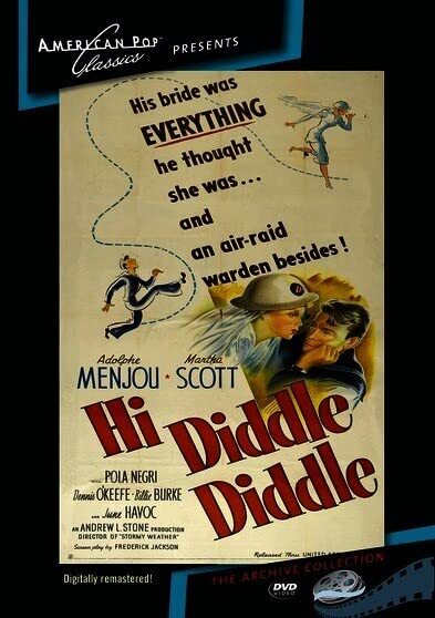 Hi Diddle Diddle (DVD) Adolphe Menjou Martha Scott