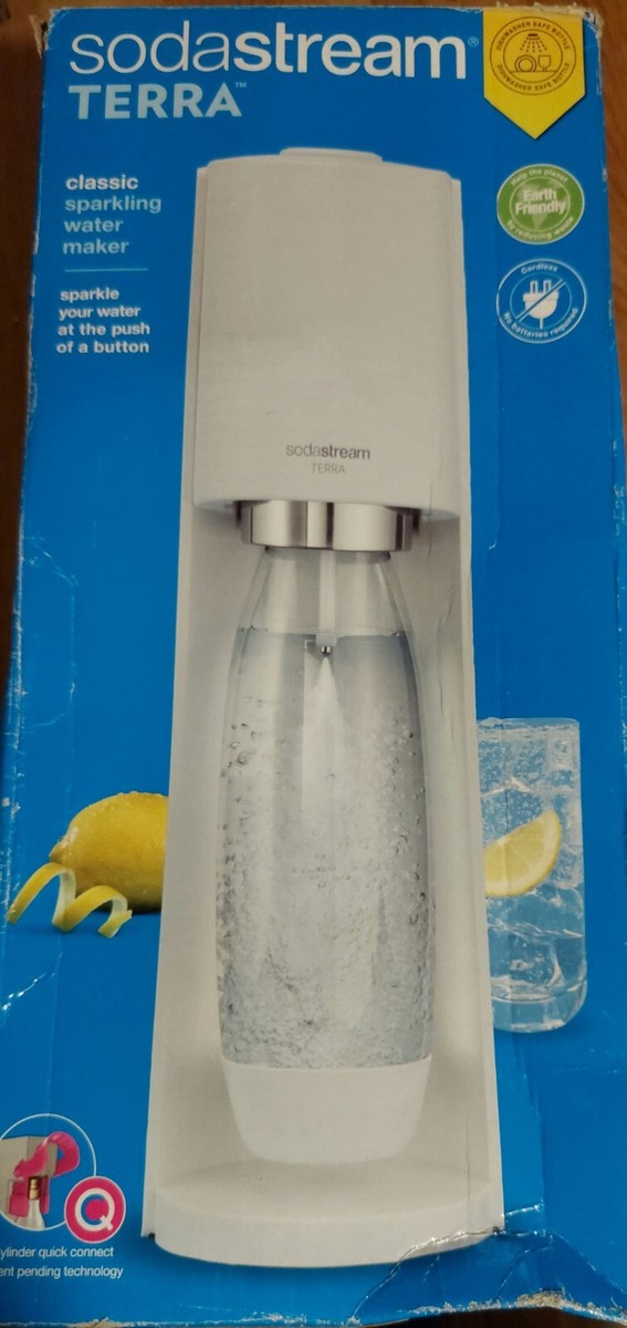 sodastream TERRA ホワイト 未使用 SodaStream White Terra Sparkling Water Maker - SEE DETAILS | eBay