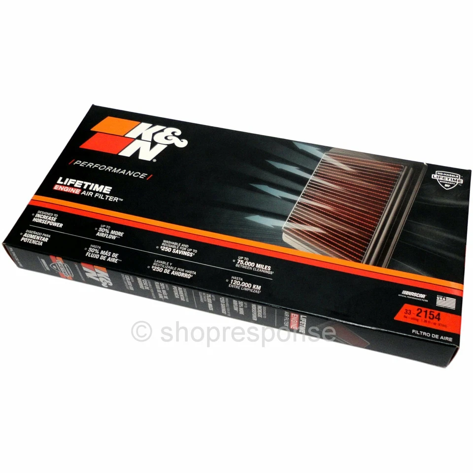 Filtro de admisión de aire de alto flujo K&N 33-2154 para Subaru Foto 2 de 2