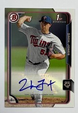 2015 Bowman #PA-ZJ Zack Jones Autograph Auto AR46