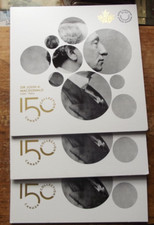 3X Canada 2015 $2 Sir John A. MacDonald Collector Card Folders (Folders only)