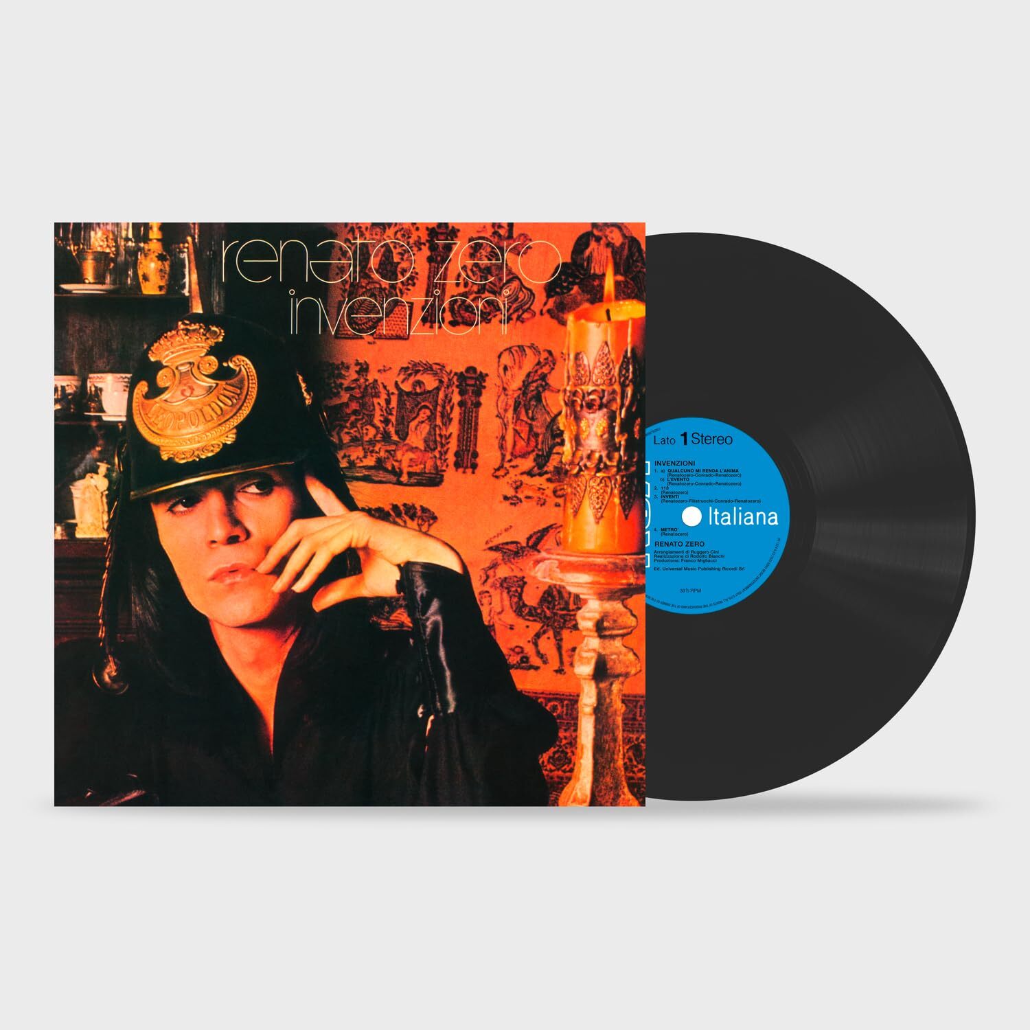 Renato Zero Invenzioni 180gr Black-192KHz) (Vinyl)