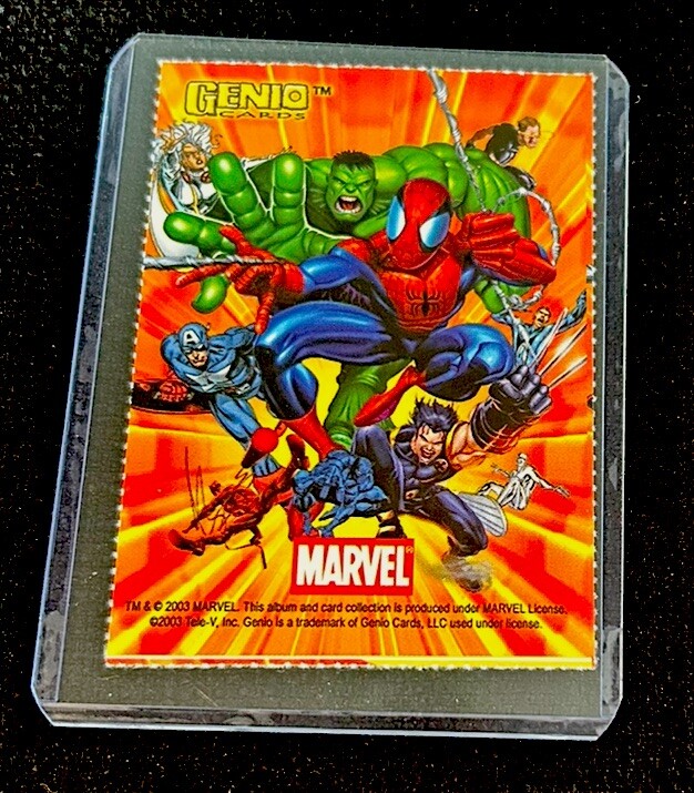BMX Rare 2003 Team Marvel Genio Power Card Sports Illustrated For