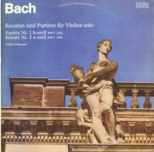 BACH Sonata 2 & Partita 1 for Violin Solo VIKTOR PIKAIZEN Eterna 826608 Black Lb