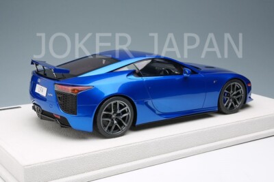 Make Up EIDOLON 1/18 Lexus LFA 2010 Rear Wing up Blue