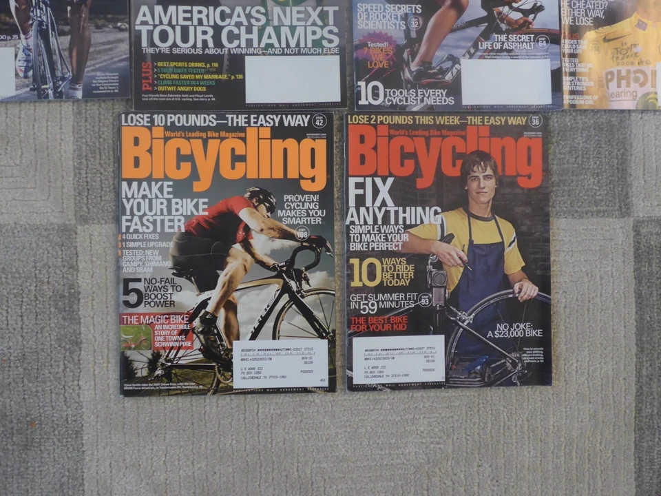 2006 Bicycling Magazine 10 Issue Lot - Image 4 of 4