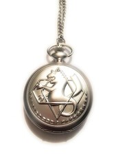 Fullmetal Alchemist Collana Orologio Unisex Edward Elric Nichel Free Anime