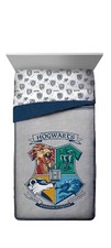 Harry Potter Twin Full Comforter 72" x 86" Gray Wizarding World New