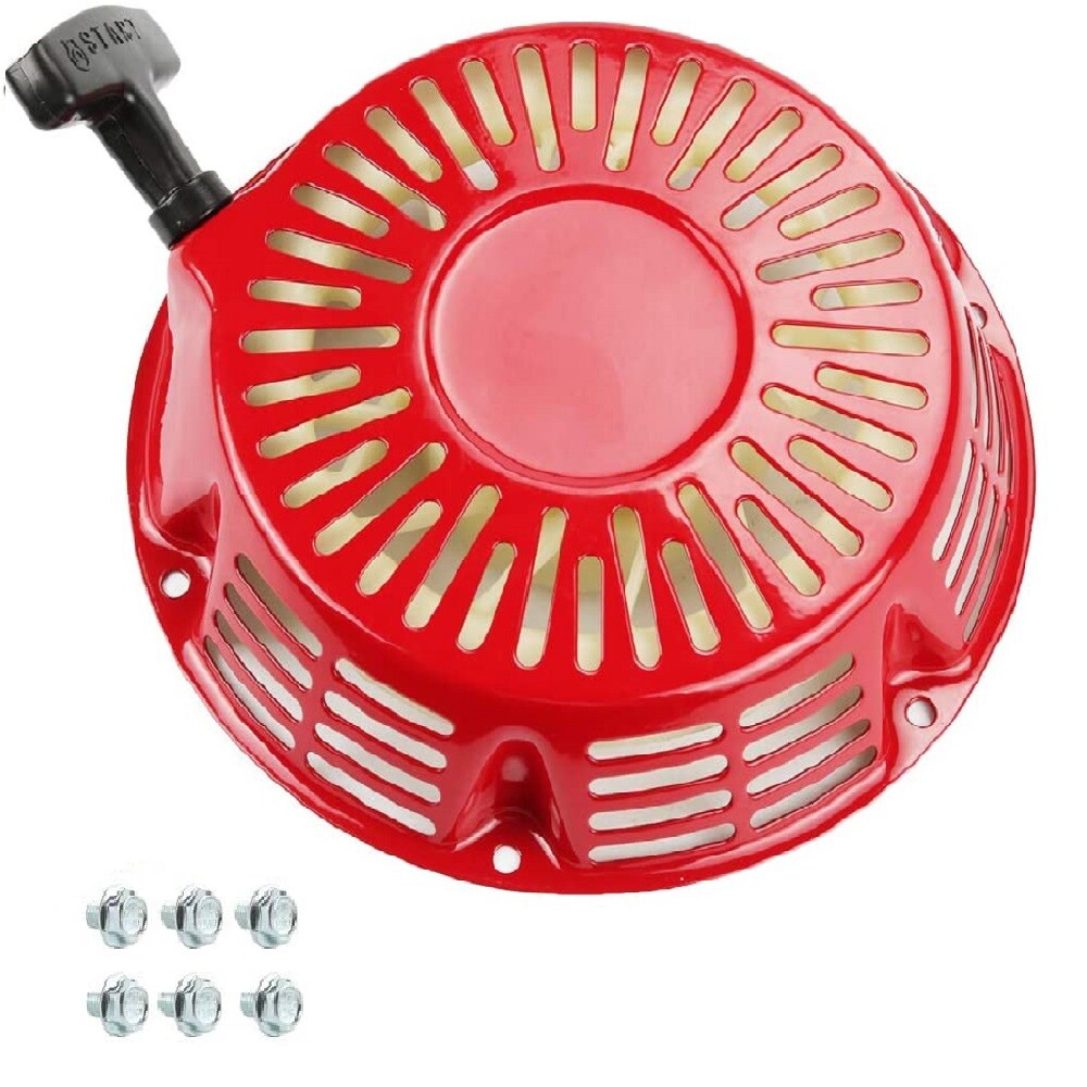 RedMax Recoil Starter Lawnmower Parts Red Recoil Starter Assembly For Honda GX390 13HP Engine - Fits GX390 Clone Engines Real Power Replacement Starter - Foto 7