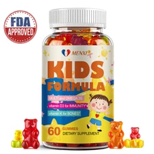 MENXI Sugar-Free Vitamin Gummies - Digestive Health & Picky Eater Aid 60PCS