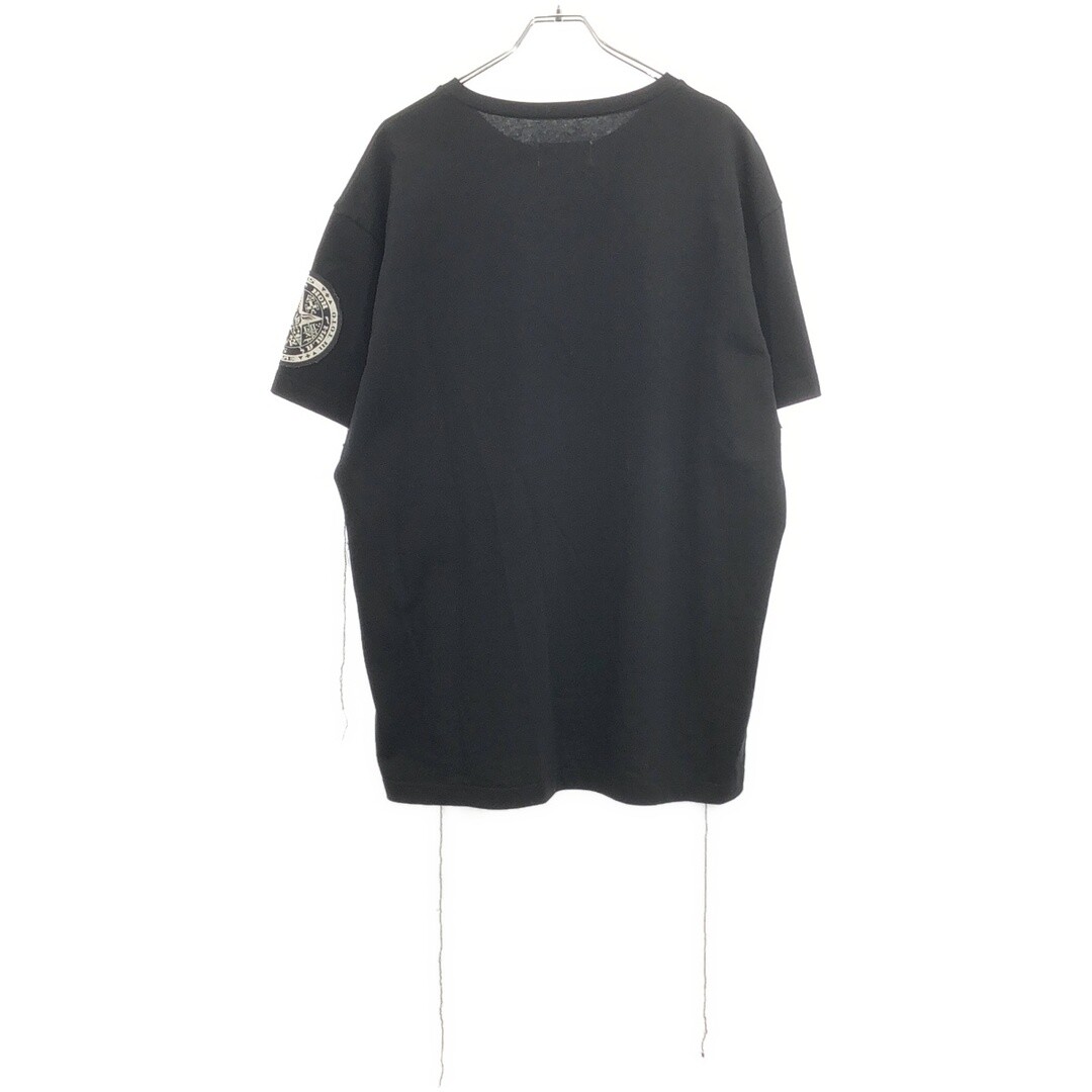 KIDILL SAMPLE 24SS DOCKING PATCH T-SHIRT BLACK x GRAY Used KIDILL SAMPLE 24SS DOCKING PATCH T-SHIRT BLACK x GRAY Used