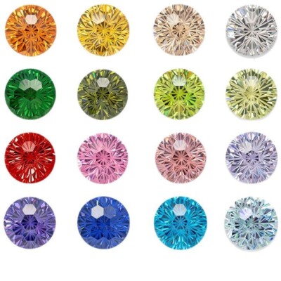 Loose Stones 5A Cubic Zirconia Round Firework Shape Cut Stone for Jewelry Making