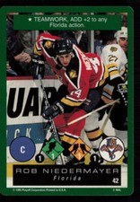 Rob Niedermayer 1995-96 Playoff One on One Challenge #42 Florida Panthers