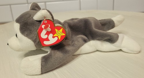 RARE RETIRED Ty Beanie Babies "Nanook" the Husky 1996 w/Tag ERRORS. See pics - Picture 3 of 10