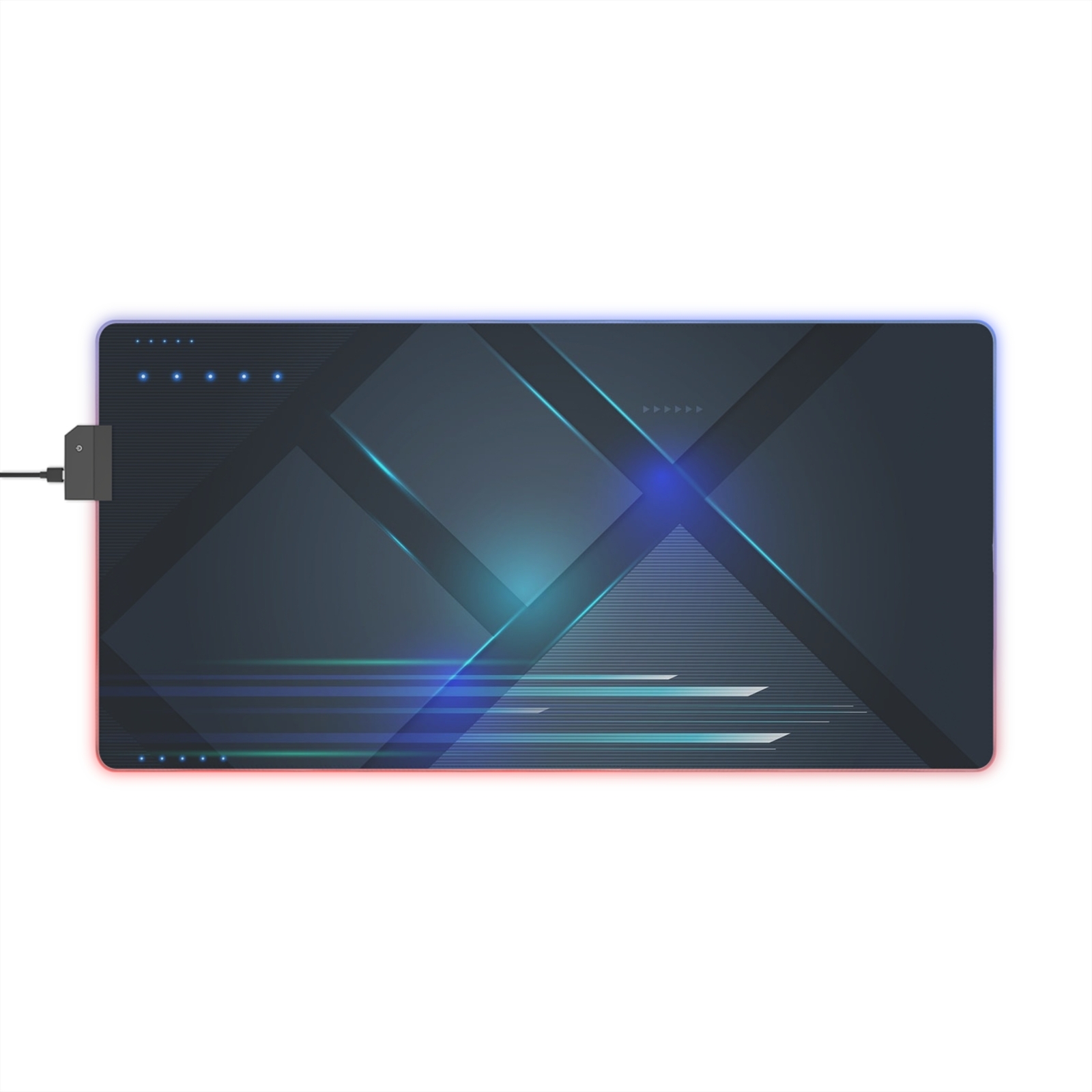 LED RGB Gaming Mouse Pad with Light-Up Desk Mat for Gamers-image