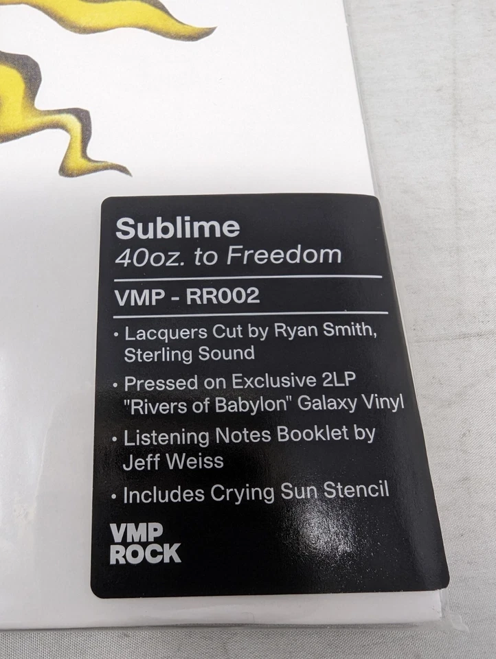Sublime 40oz To Freedom 2 LP Blue Galaxy Vinyl Me Please VMP RR002 - Image 3 of 3