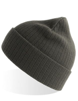 Atlantis Rio Beanie Mütze Wintermütze Ripp Strick mit Umschlag Wollmütze 