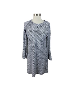 Ibkul Black White Long Sleeve Mesh Bell Sleeve Sun Protection Dress Size M | eBay Ibkul Black White Long Sleeve Mesh Bell Sleeve Sun Protection Dress Size M | eBay