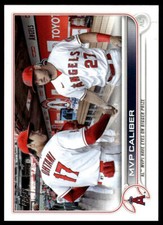 2022 Topps Update #US115 MVP Caliber (Mike Trout / Shohei Ohtani)
