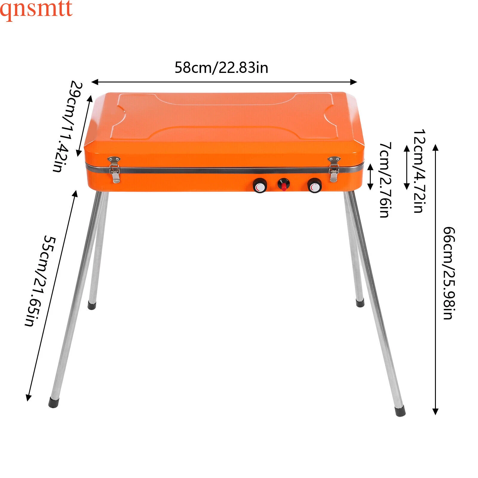 Portable Gas Grill Cooker Outdoor Grill Stove Gas Powered for Camping BBQ Picnic