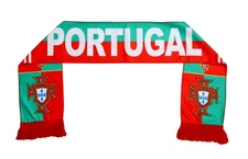 Portugal National Team Soccer Scarf - Portuguese Futebol Polar Fleece A Seleção