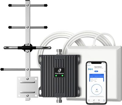 Phonetone Cell Phone Signal Booster for Verizon and AT&T, Boost