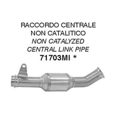 Racor ARROW Central No Catalítico para Husqvarna 701 Vitpilen 2018-2019