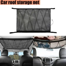 Car Roof Ceiling Cargo Net Mesh Storage Bag Pouch Pockets For Chevrolet 4-Door