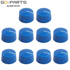 21*12mm BLUE Set Pointer Knob For Guitar Bass AMP Cabinet DJ Overdrive 1/4" Hole