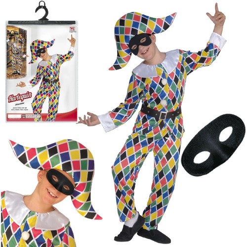Costume Carnevale Arlecchino Travestimento Bambino Completo PS 19742 | eBay