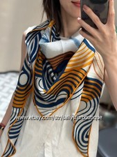 70 Cashmere  30 Silk Wrap Scarf Large Triangle Horse Print Shawl 200 120cm