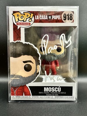 Paco Tous Signed Funko Rare La Casa de Papel Moscú Money Heist - JSA CERTED