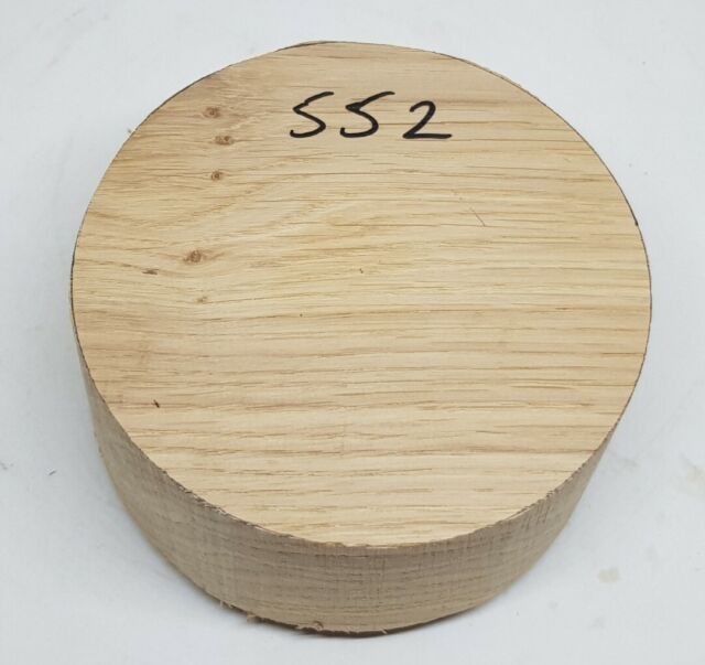 Ciotola per tornitura legno rovere bianca (552) (diapositiva 125 mm x 55 mm)-