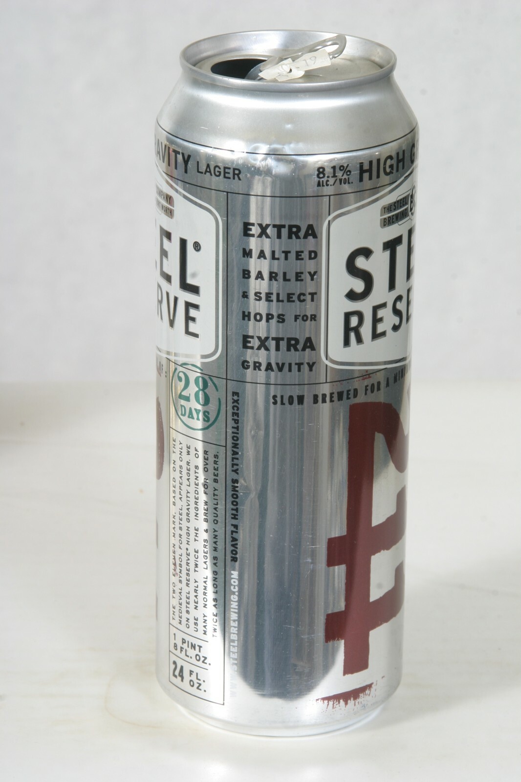 Steel Reserve 211 beer can 24oz T/O eBay