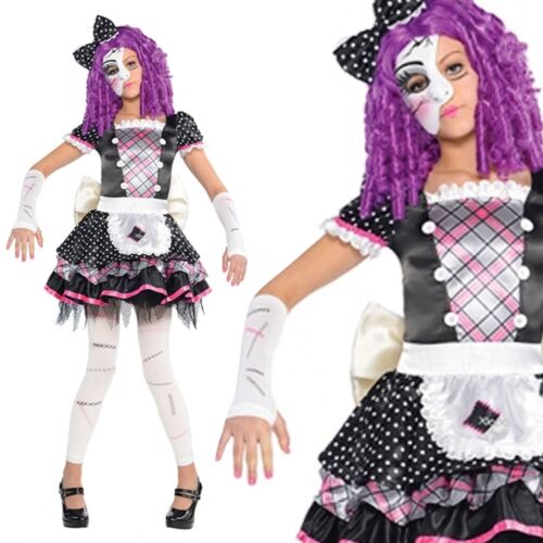 Niños Adolescentes Dañado Porcelana Roto Muñeca Toy Disfraz Halloween 4-14  Años | eBay
