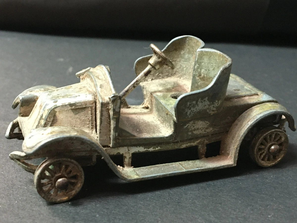 Vintage Old Tin Car Toy Model Of Yesteryear No. 2 By Lesney Made