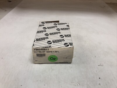 #ad 1 New Superior 73504581 Pressure Relief Valve 180psi 4.88”L 3060 180 $250.00