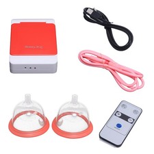 Electric Breast Double Cup Massage Vacuum Pump Device Breast Enlargement System