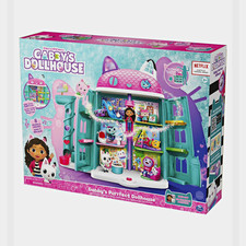 Gabby's Dollhouse Purrfect Dollhouse 6-Room 3-Story Dollhouse Set 15pc
