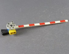 LEGO® Eisenbahn Schranke mit Gewicht Zug Lok rot weiß Bahnübergang Train City /B