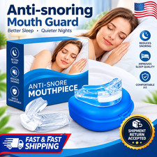 Anti Snoring Device Tongue Silicone Sleep Apnea Aid Stop Snore Sleeve Mouthpiece