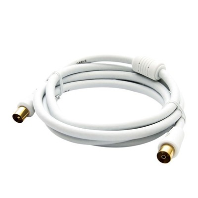 2,5m TV Antennenkabel HDTV FullHD 75Ohm Koaxialkabel 4K UHD Koax Stecker Buchse