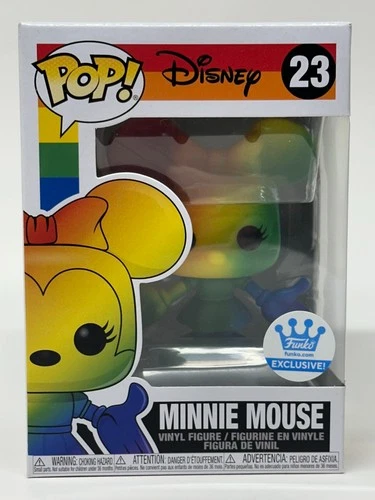 Funko Pop! Disney Minnie Mouse Pride Rainbow Funko Shop Exclusive #23 NIB