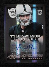 2013 Panini Absolute Rookie Spectrum Platinum 10/10 Tyler Wilson #195 Auto 4at