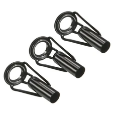 5.5mm Tube Dia Fishing Rod Tips Repair Kit, 3pcs Stainless Steel Ring Guide