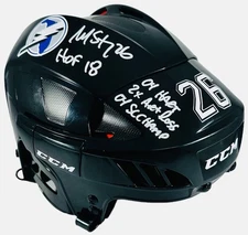 Martin St. Louis Signed Tampa Bay Lightning Full-Size Stat Helmet + Beckett COA