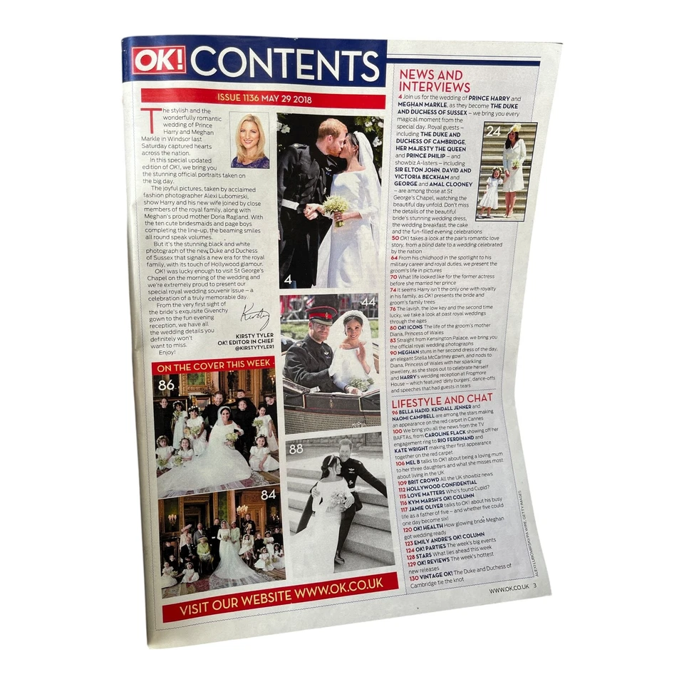 OK! Magazine Royal Wedding Souvenir Edition Prince Harry Meghan Markle - Image 2 of 4