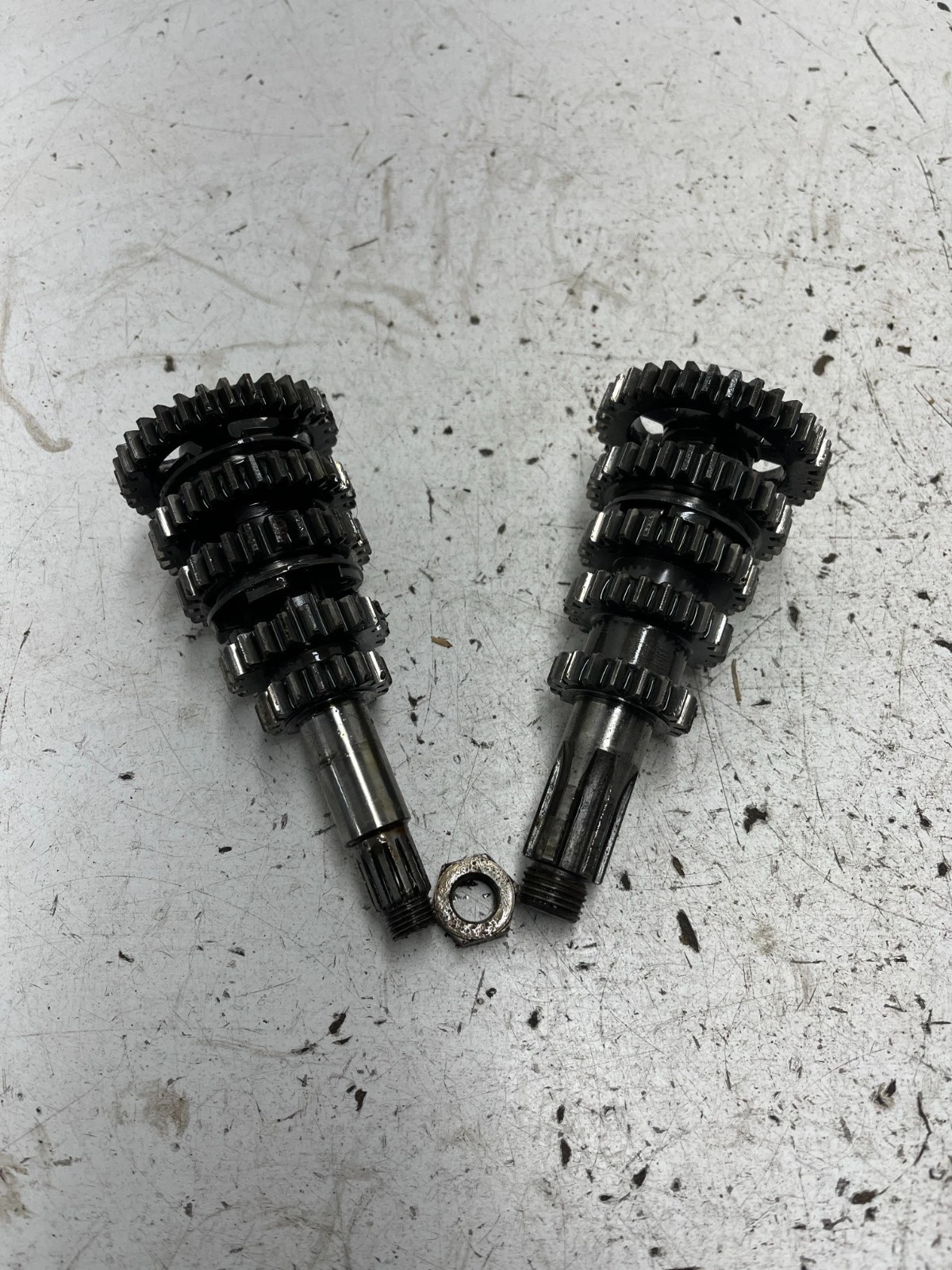 74 1974 Harley Davidson SR100 Sr 100 Baja OEM Transmission Trans Shaft Gear